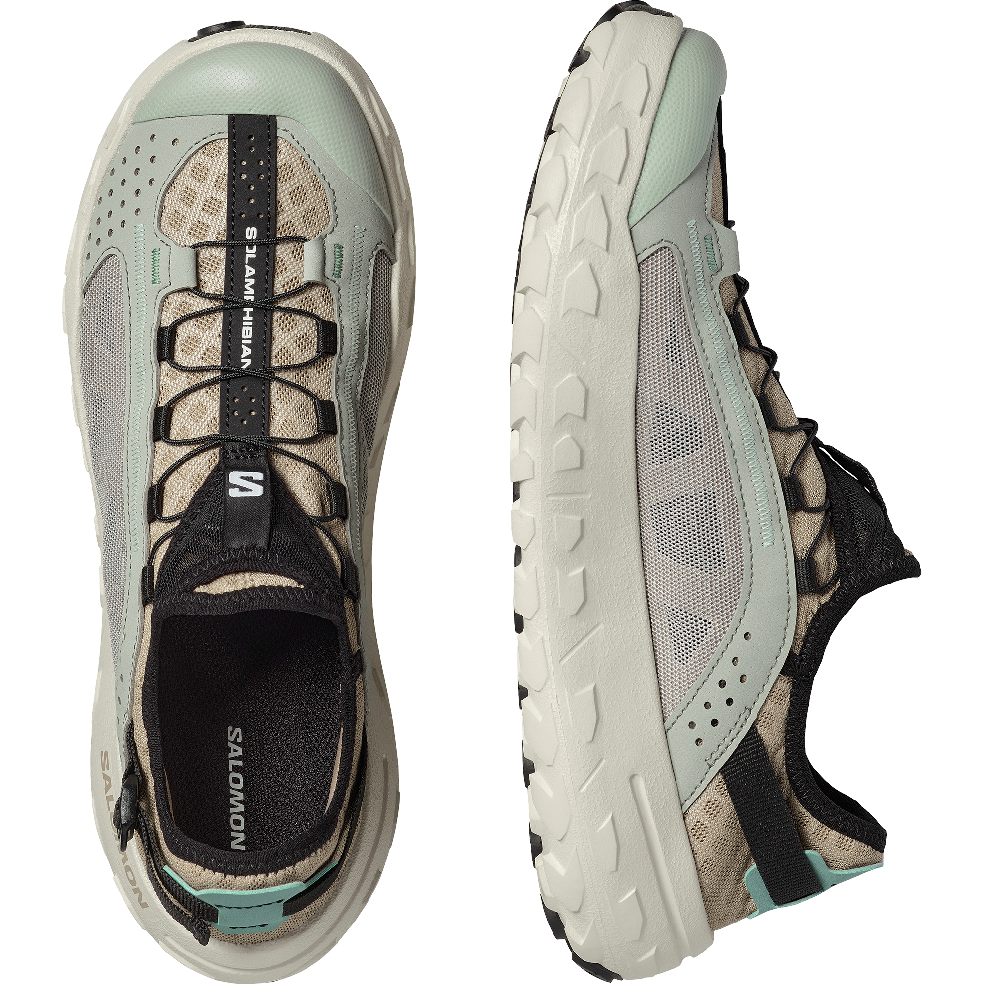 SOLAMPHIBIAN Desert Tan / Wrought Iron / Clearly Aqua