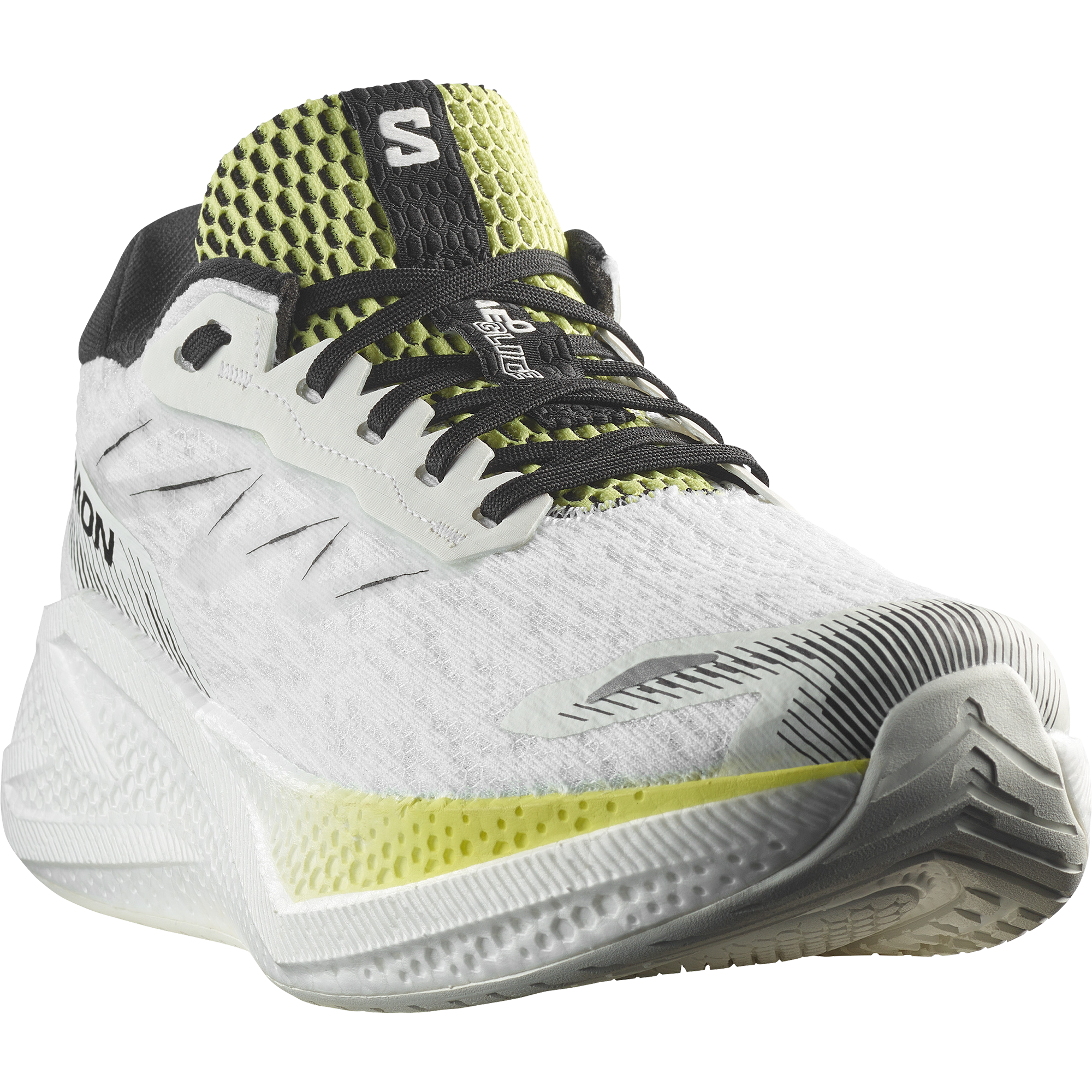 AERO GLIDE 4 White / Sunny Lime / Black