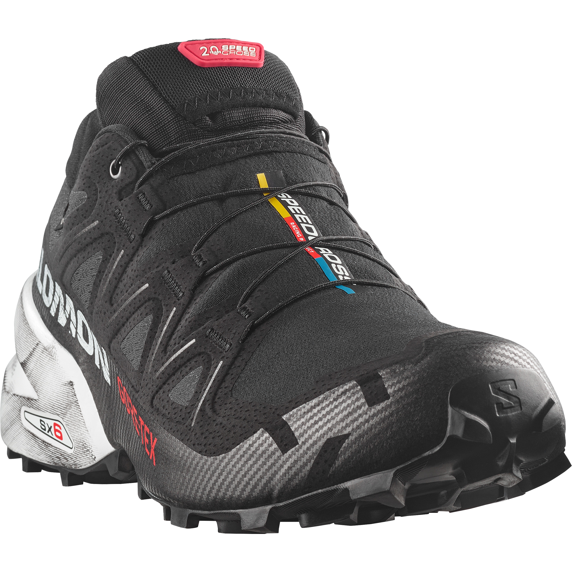 SPEEDCROSS 6 GORE-TEX 20 YEARS Black / White / Fiery Red