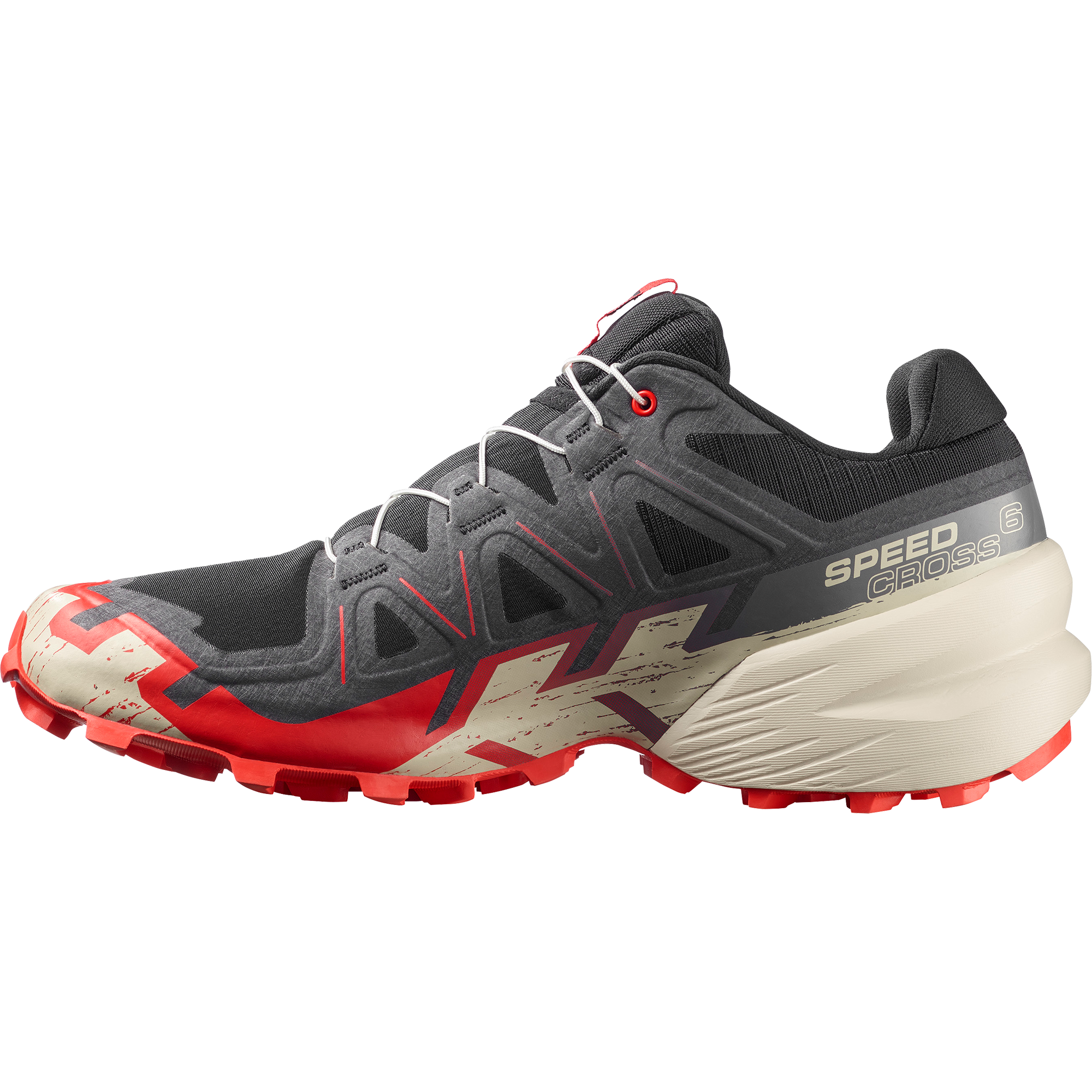 SPEEDCROSS 6 Black / Fiery Red / Almond Milk