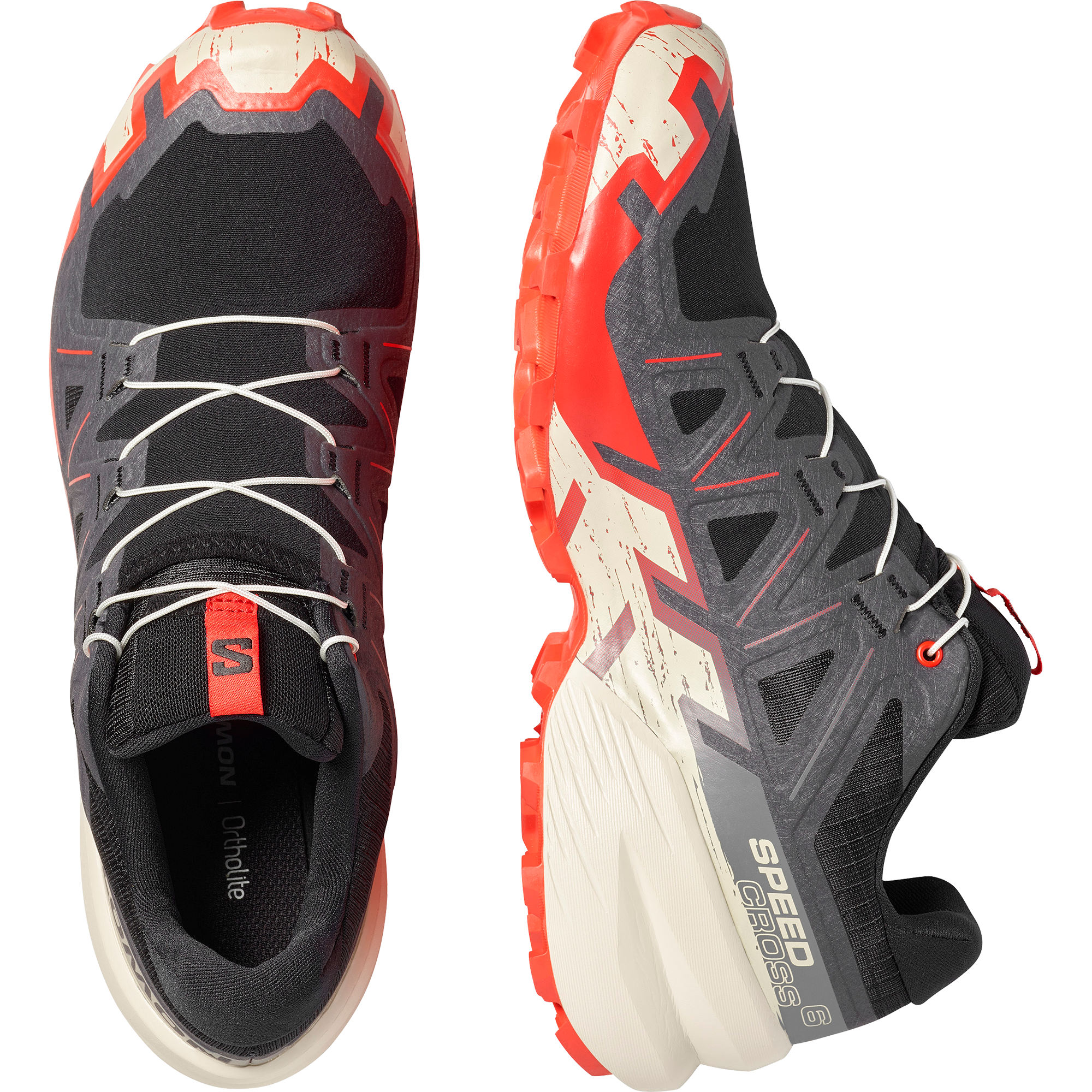 SPEEDCROSS 6 Black / Fiery Red / Almond Milk