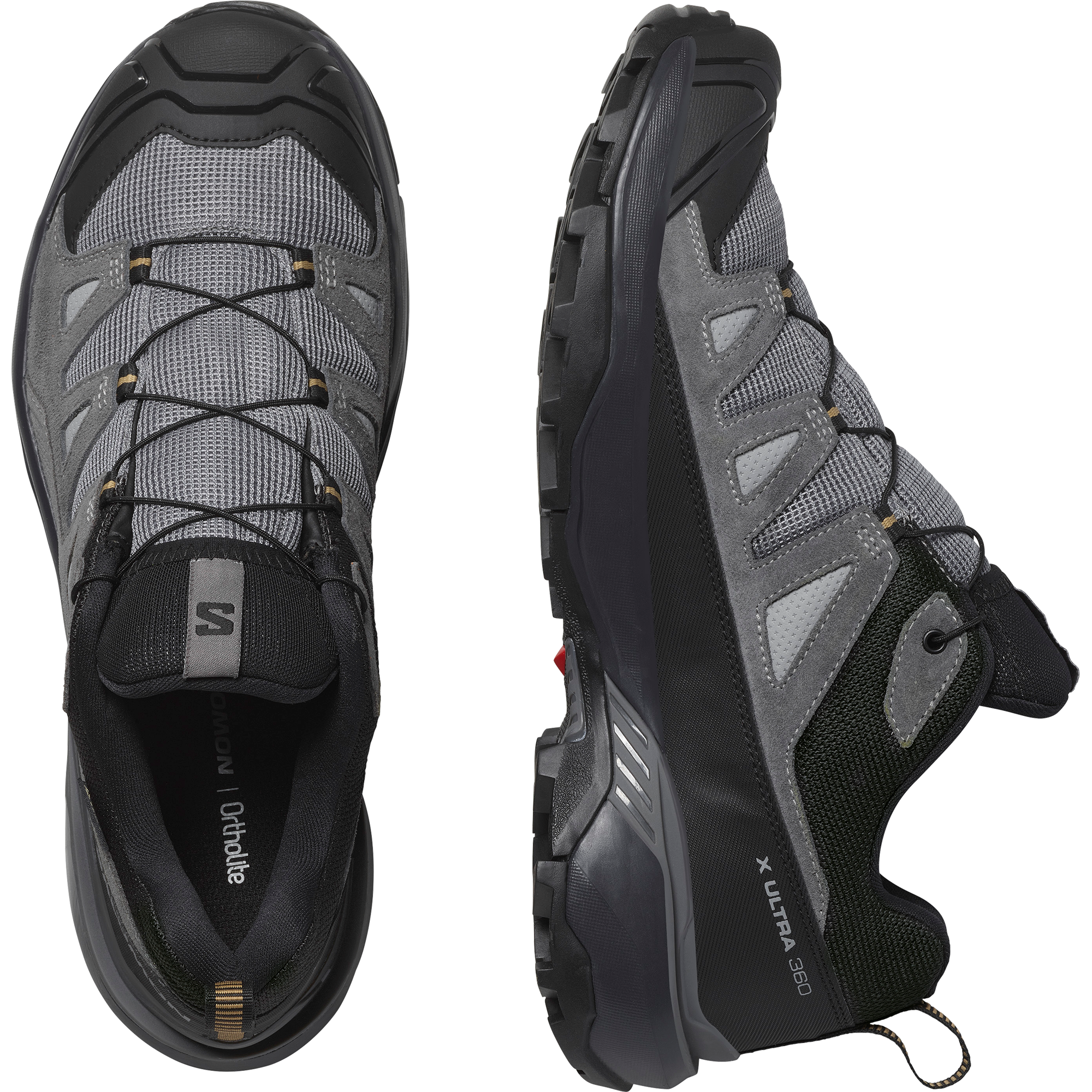 X ULTRA 360 LEATHER GORE-TEX Sharkskin / Castlerock / Kelp
