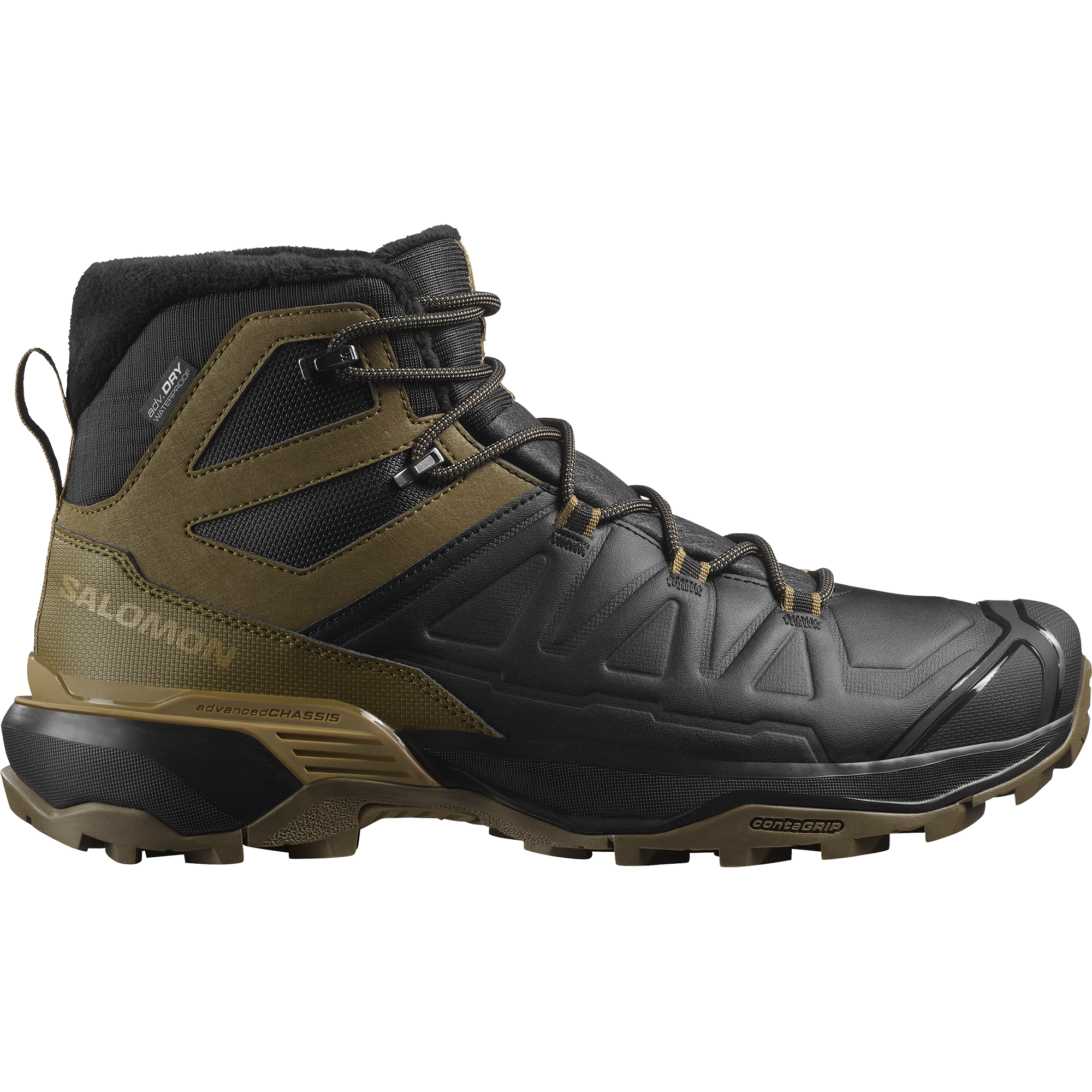 X ULTRA SNOWPILOT WATERPROOF Black / Military Olive / Gothic Olive