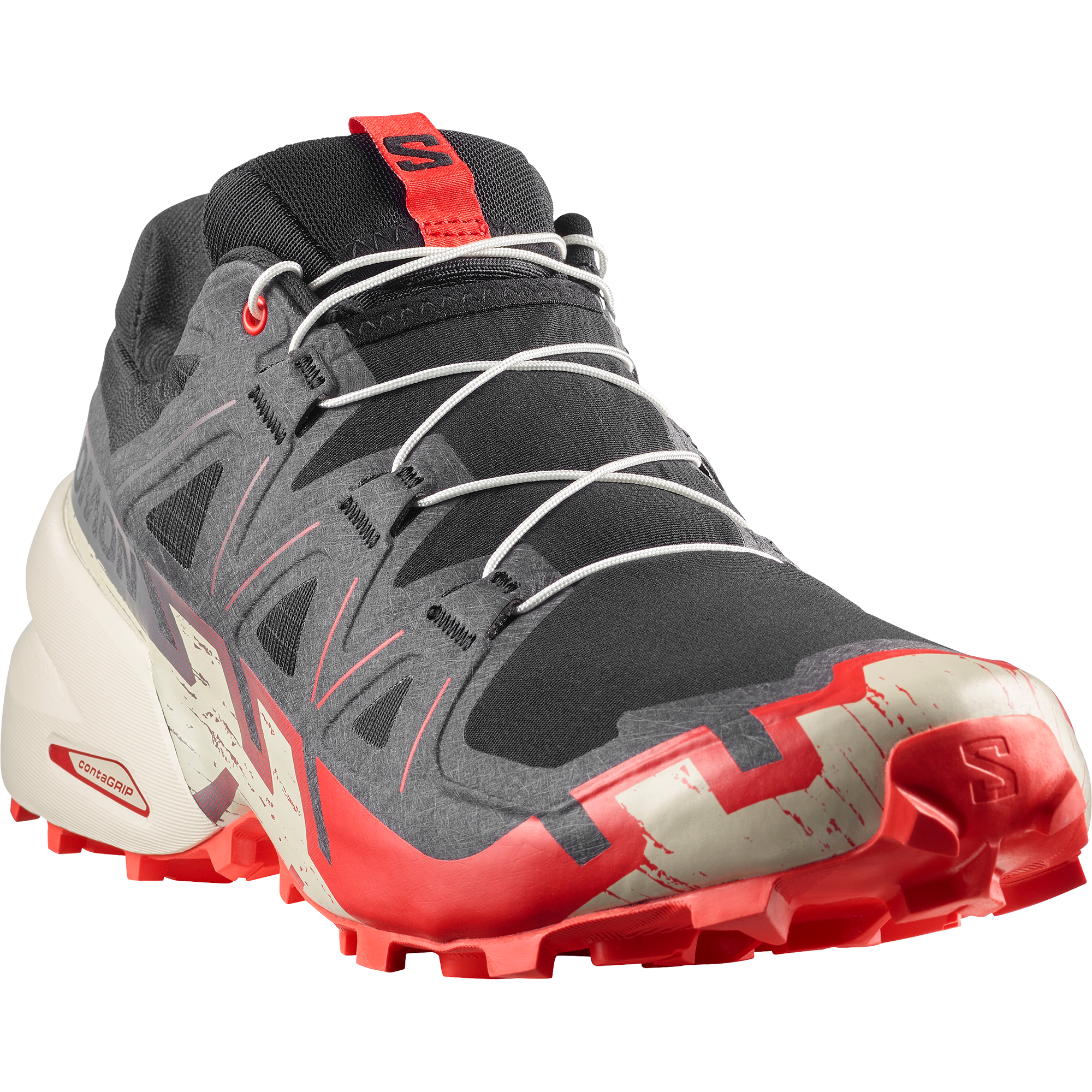 SPEEDCROSS 6 Black / Fiery Red / Almond Milk