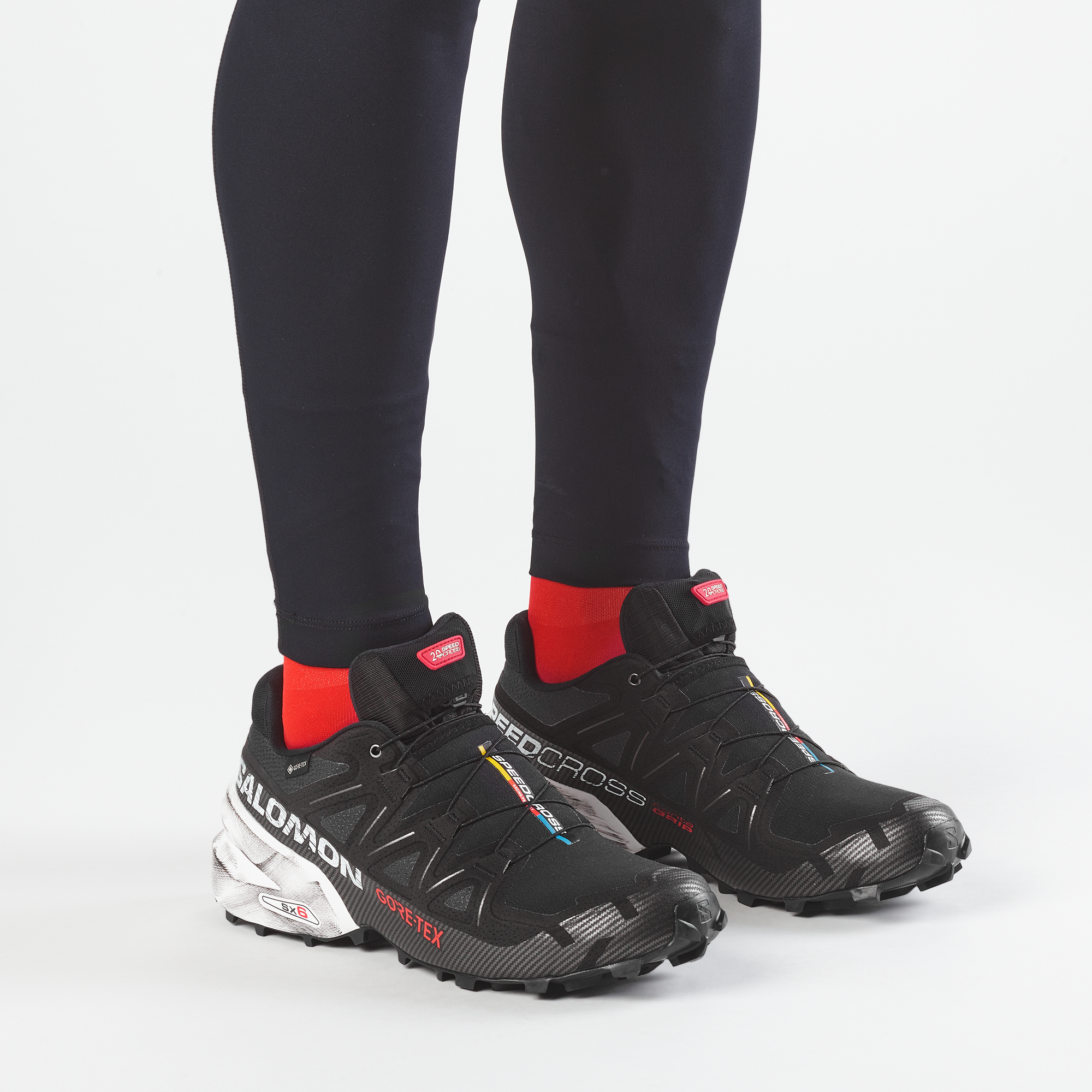 SPEEDCROSS 6 GORE-TEX 20 YEARS Black / White / Fiery Red