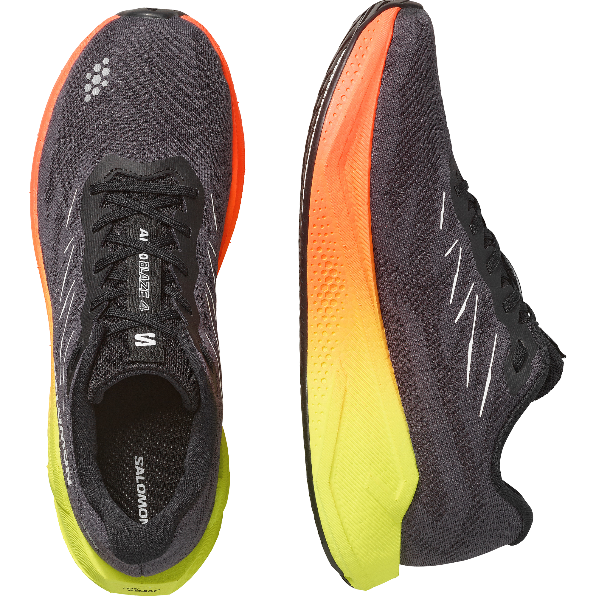 AERO BLAZE 4 GRADIENT Black / White / Safety Yellow