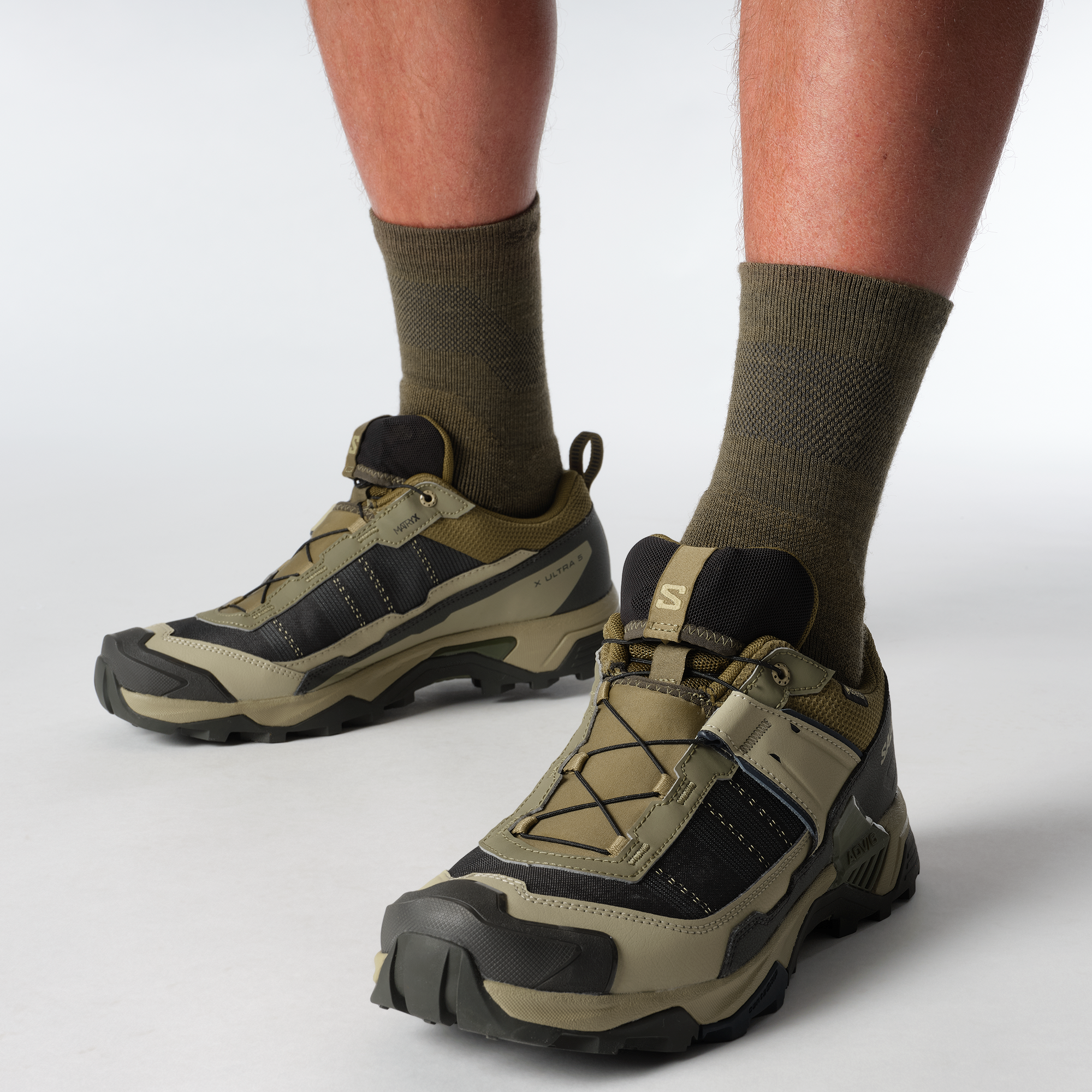 X ULTRA 5 GORE-TEX Martini Olive / Gray Green / Blue Nights