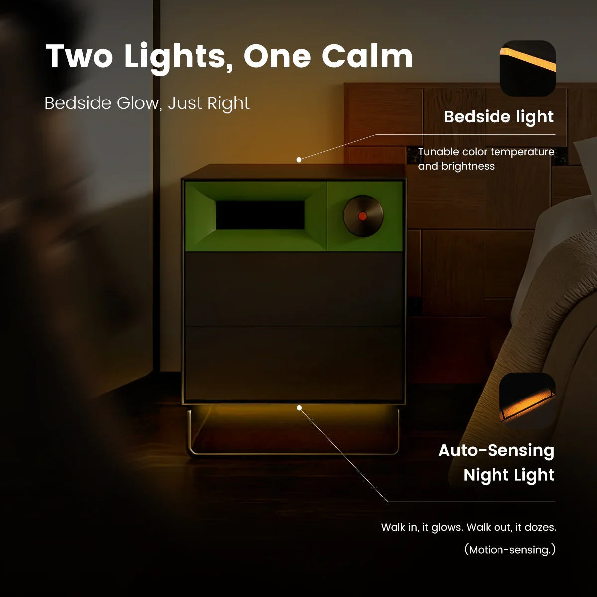 MorningBlues Cabinet S1 Stereo Nightstand Speaker