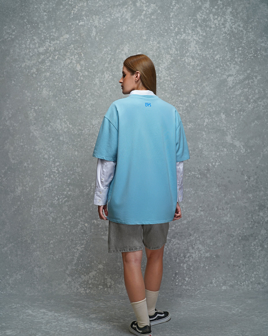 Sky Blue - Sky Blue graphic t-shirt