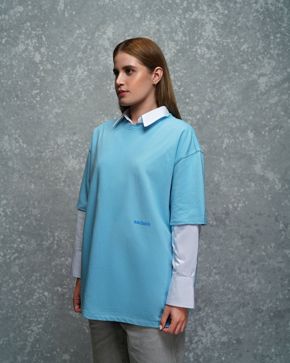Sky Blue - Sky Blue graphic t-shirt