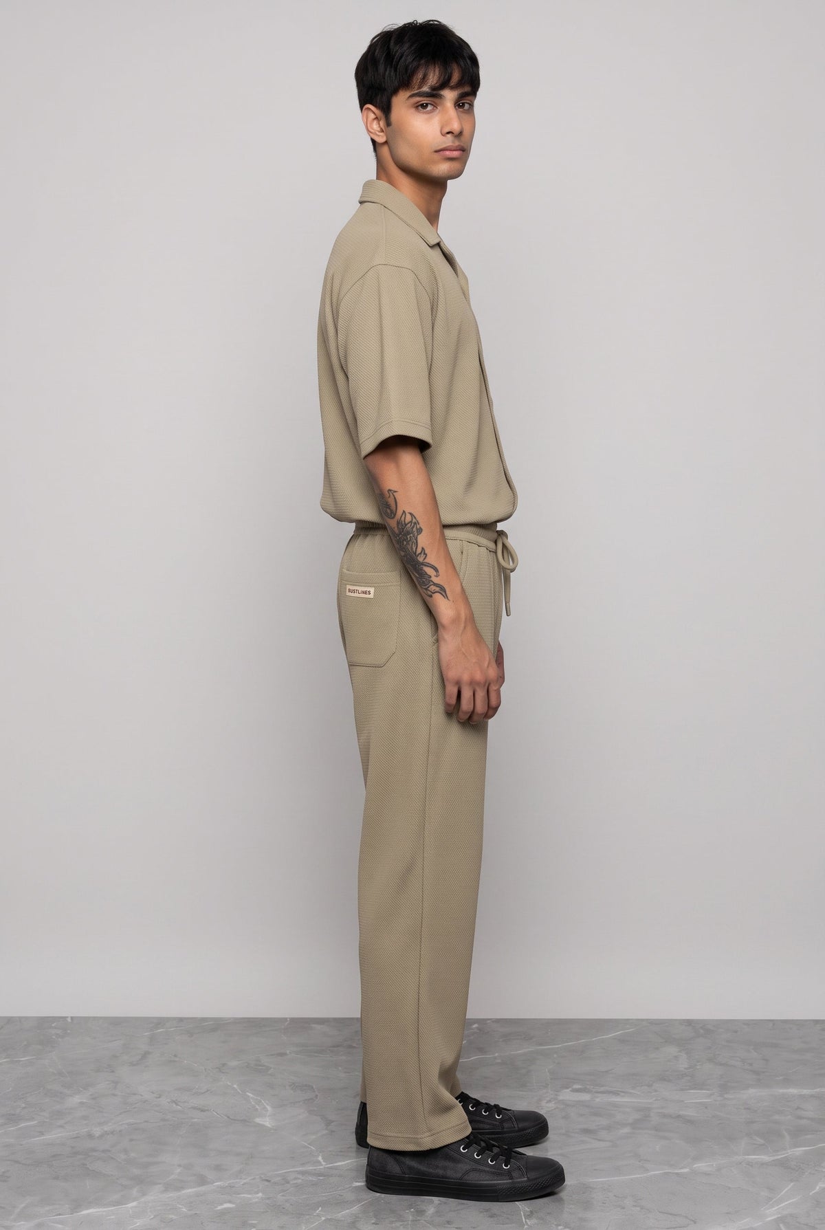 BEIGE CO-ORD SET MEN'S PANT