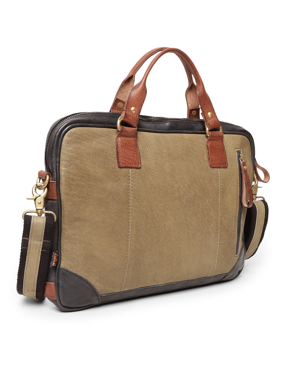 Winger : Real Leather Laptop Bag by Art N Vintage