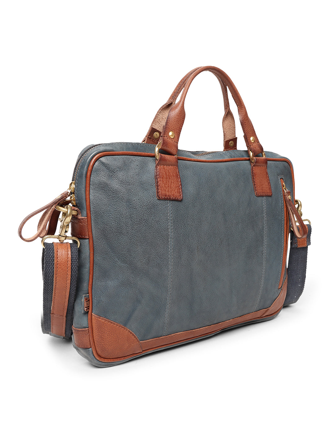 Winger : Real Leather Laptop Bag by Art N Vintage