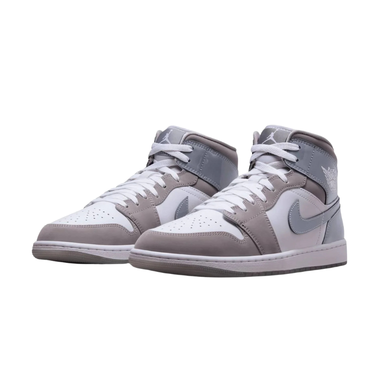 Air Jordan 1 Mid SE White Medium Grey Cool Grey