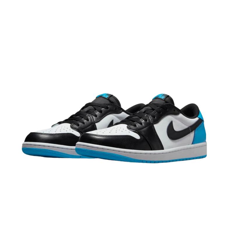 Air Jordan 1 Low Black Dark Powder Blue (W)