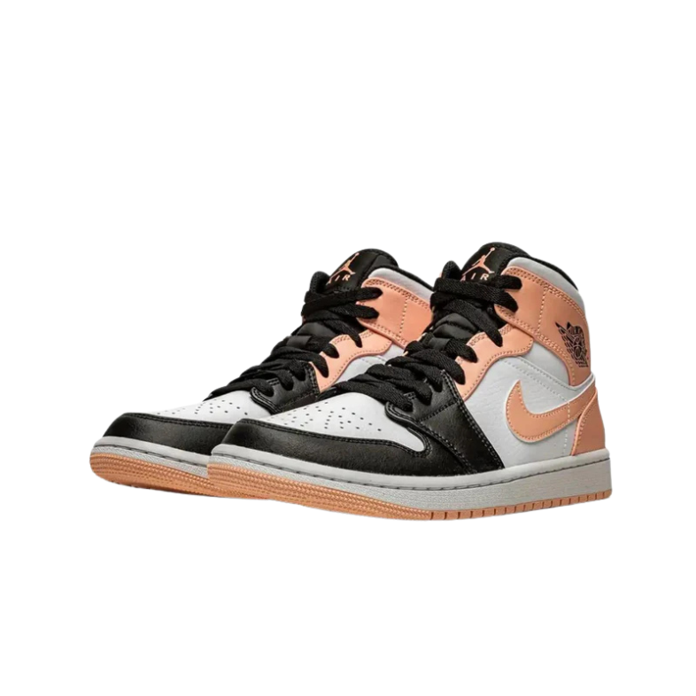 Air Jordan 1 Mid Arctic Orange Black Toe