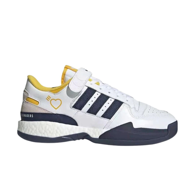 Human Made x adidas Forum Low Hazy Yellow Navy