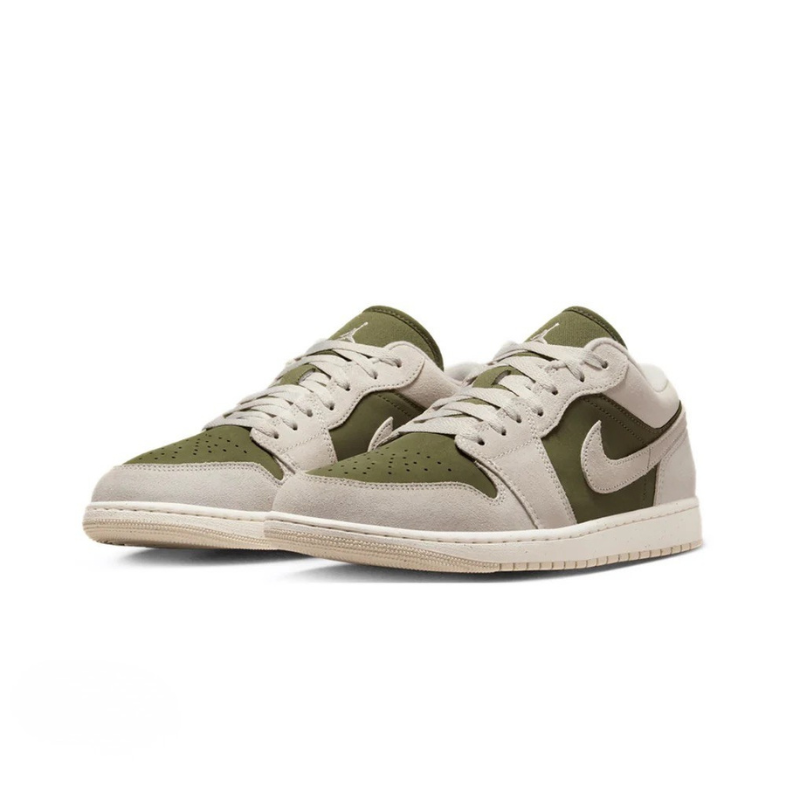 Air Jordan 1 Low SE Medium Olive Sail