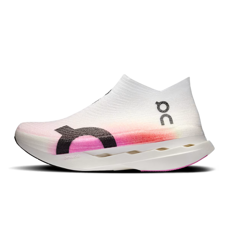 On Running Cloudboom Strike LS White Raspberry