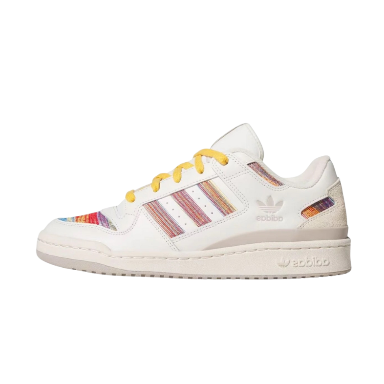 Adidas Forum Low CL Serape Pack - White Scarlet Blue Bird