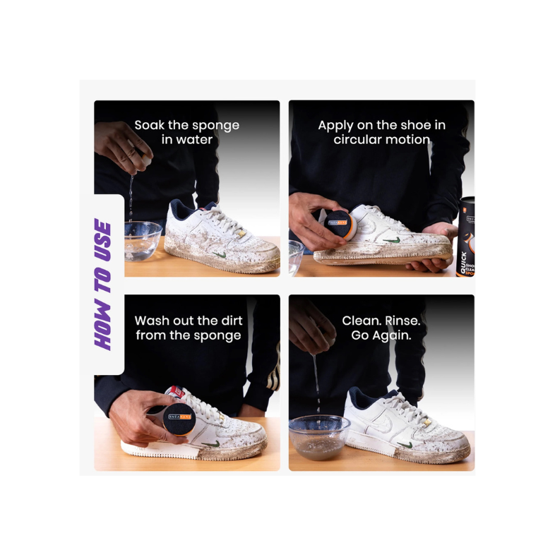 Quick Shoe Cleaning Sponge
