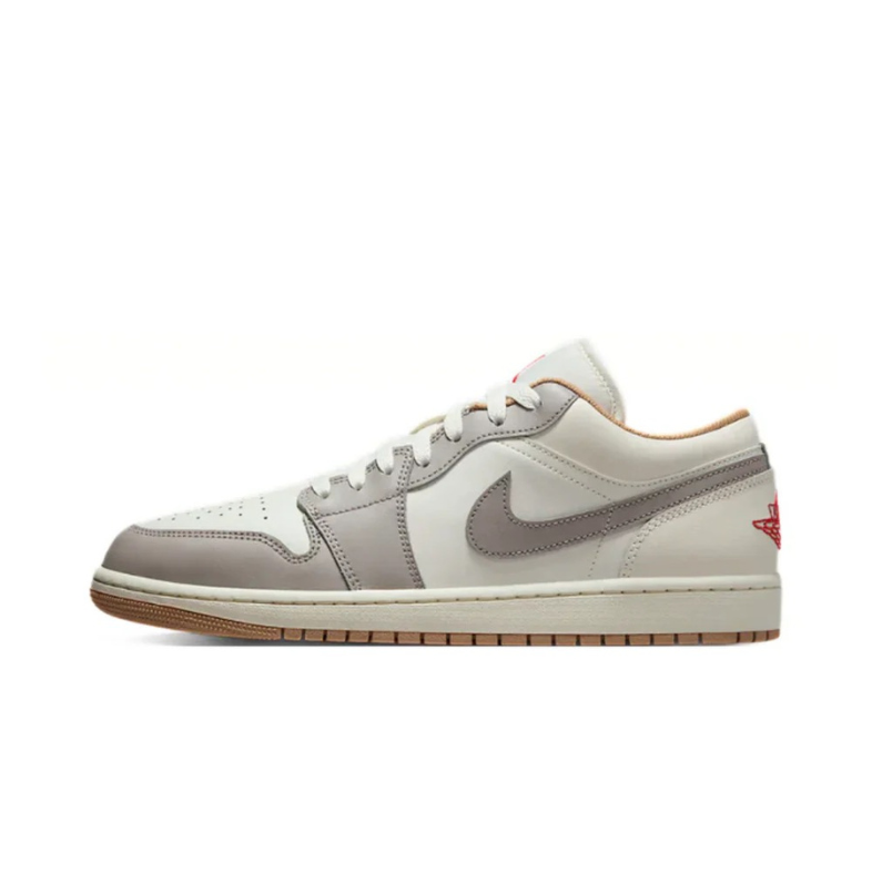 NIKE Air Jordan 1 Low Sail College Grey Rattan