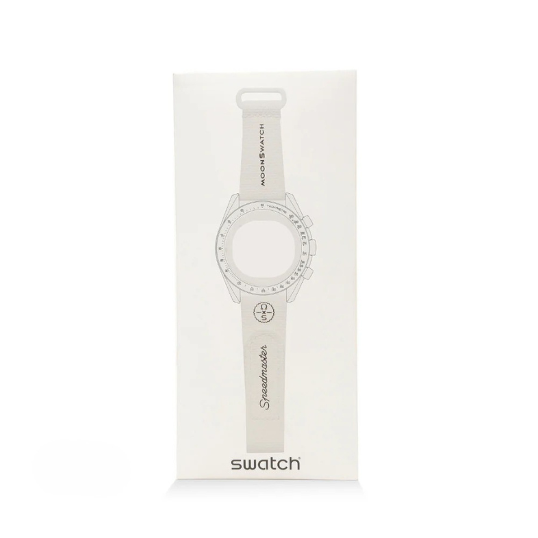 SWATCH X OMEGA BIOCERAMIC MOONSWATCH WHITE STRAPS