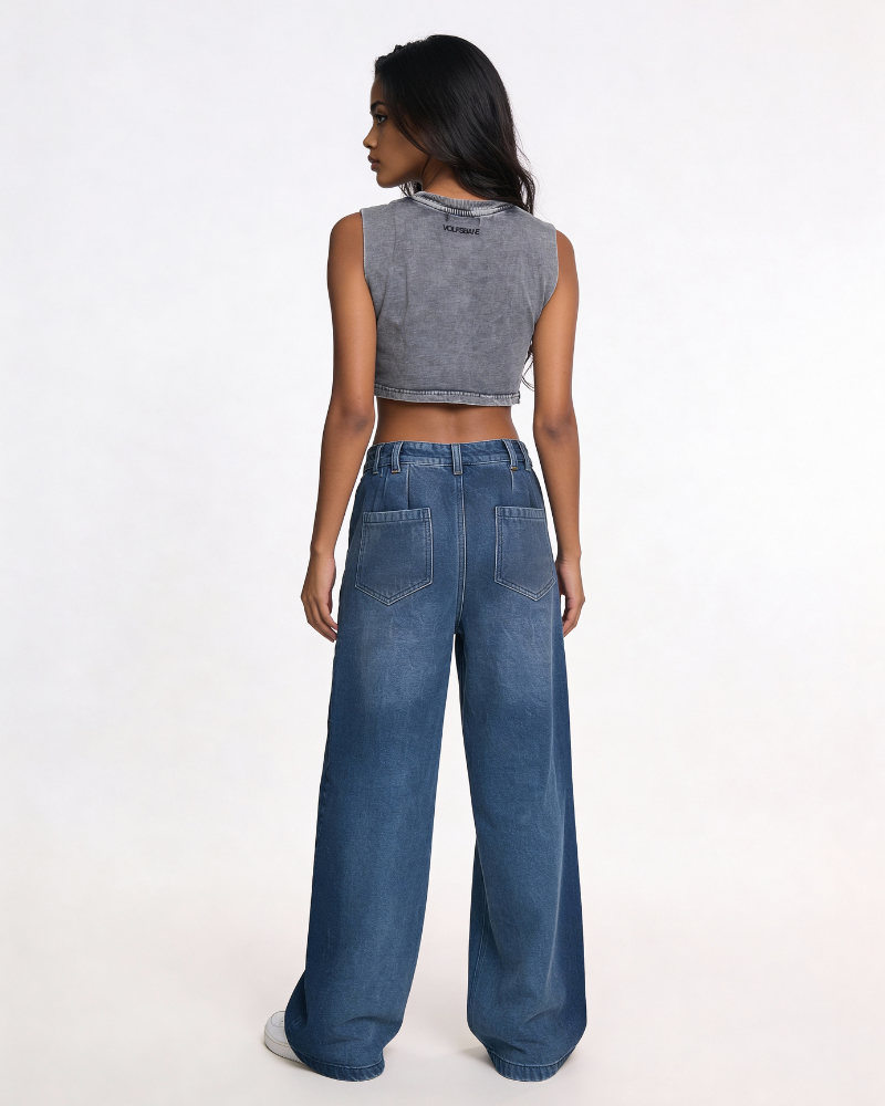ASH LIGHT CROP TOP