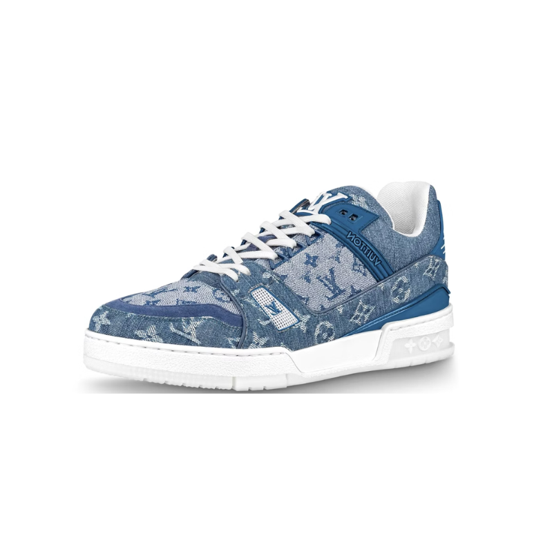 Louis Vuitton LV Trainer Denim Blue