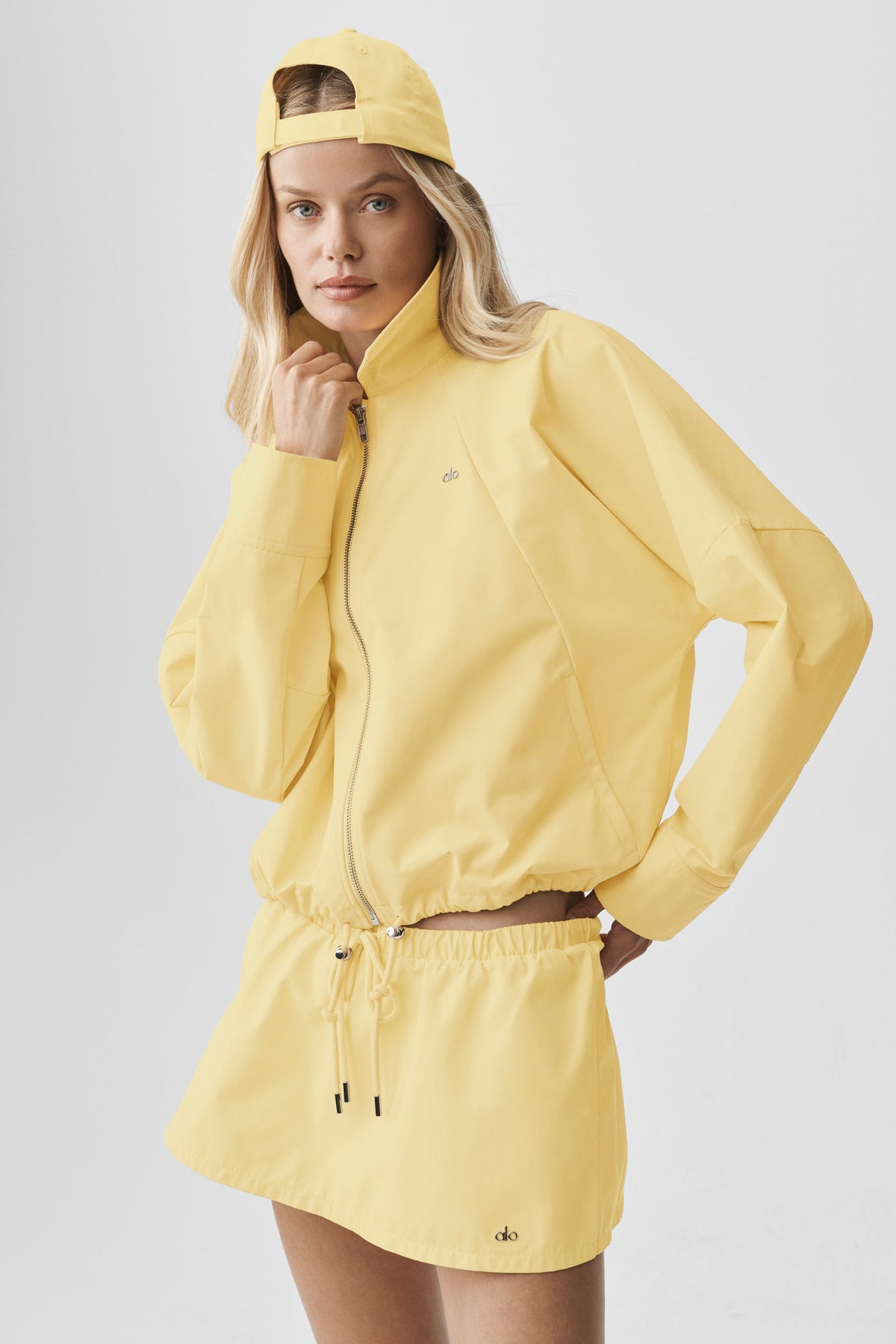 Alo Yoga Best Bet Full Zip Jacket - Warm Butter