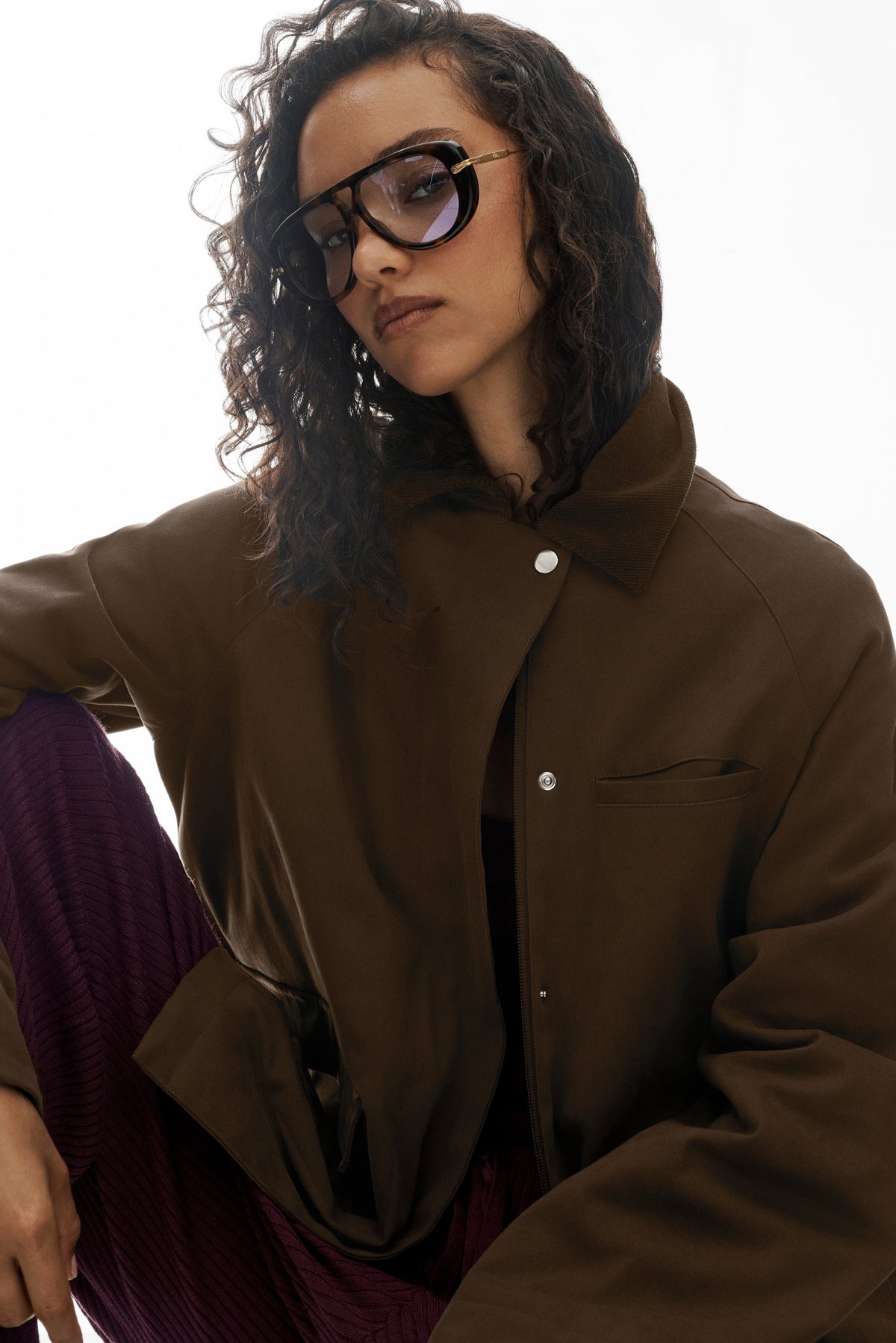 Alo Yoga Twill Barn Jacket - Espresso