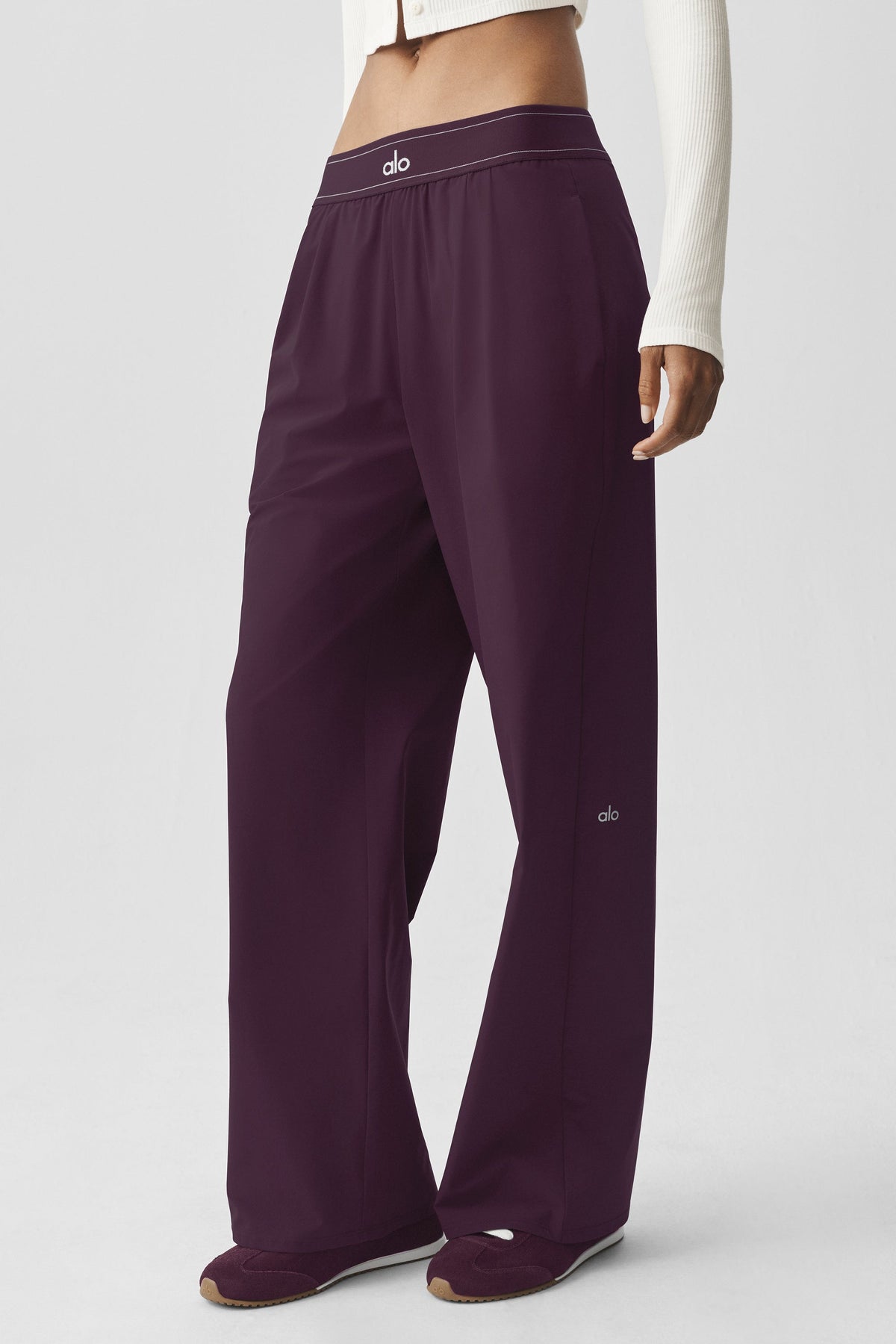 Alo Yoga Suit Up Trouser (Long) - Rich Bordeaux