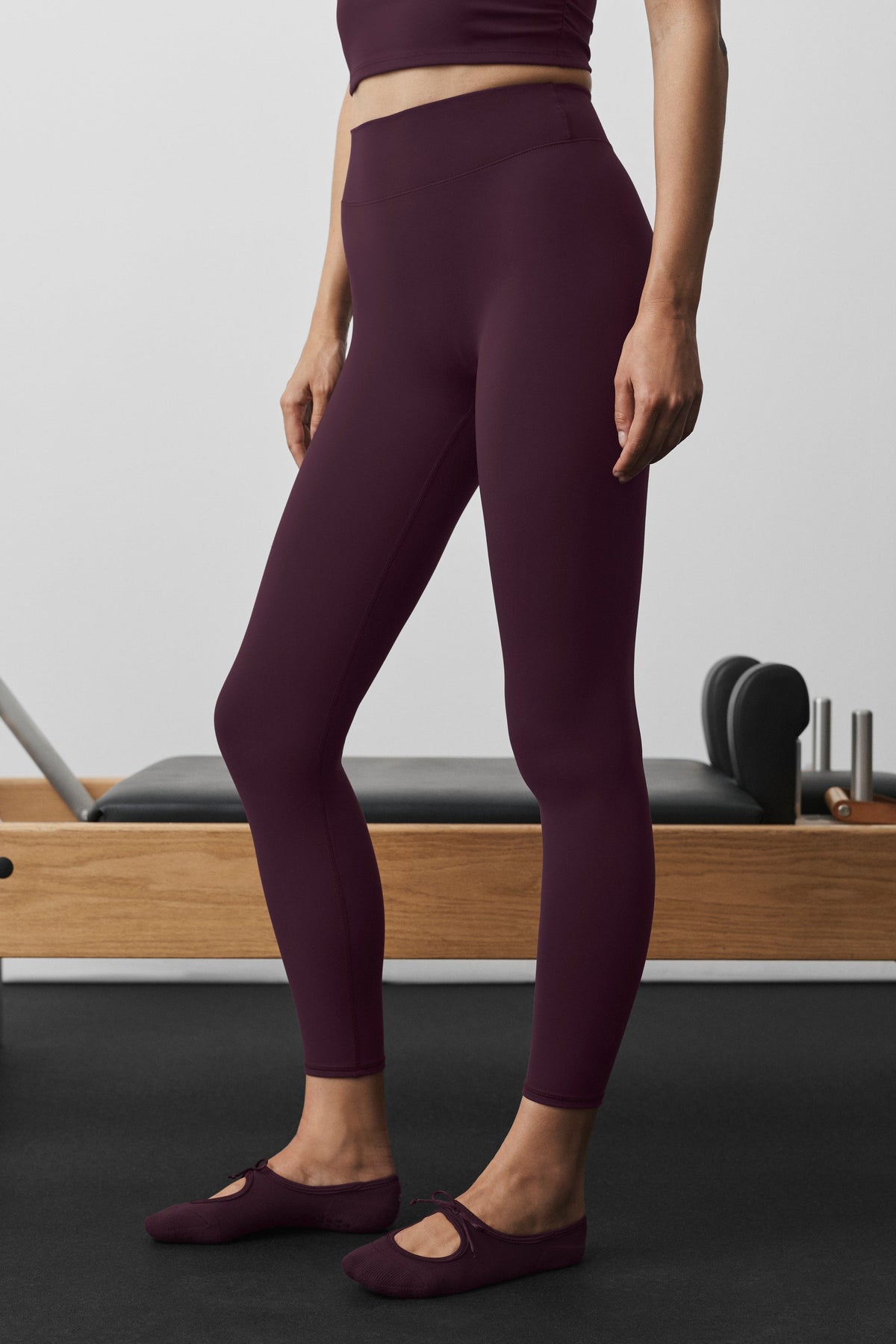 Alo Yoga ALO Softsculpt 7/8 Define Legging - Rich Bordeaux