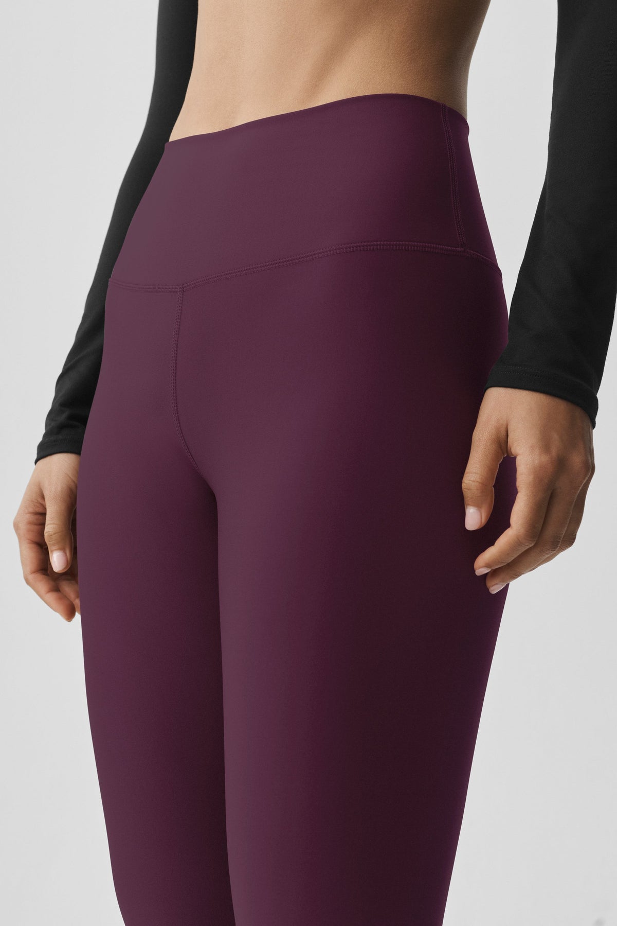Alo Yoga 7/8 High-Waist Airlift Legging - Rich Bordeaux