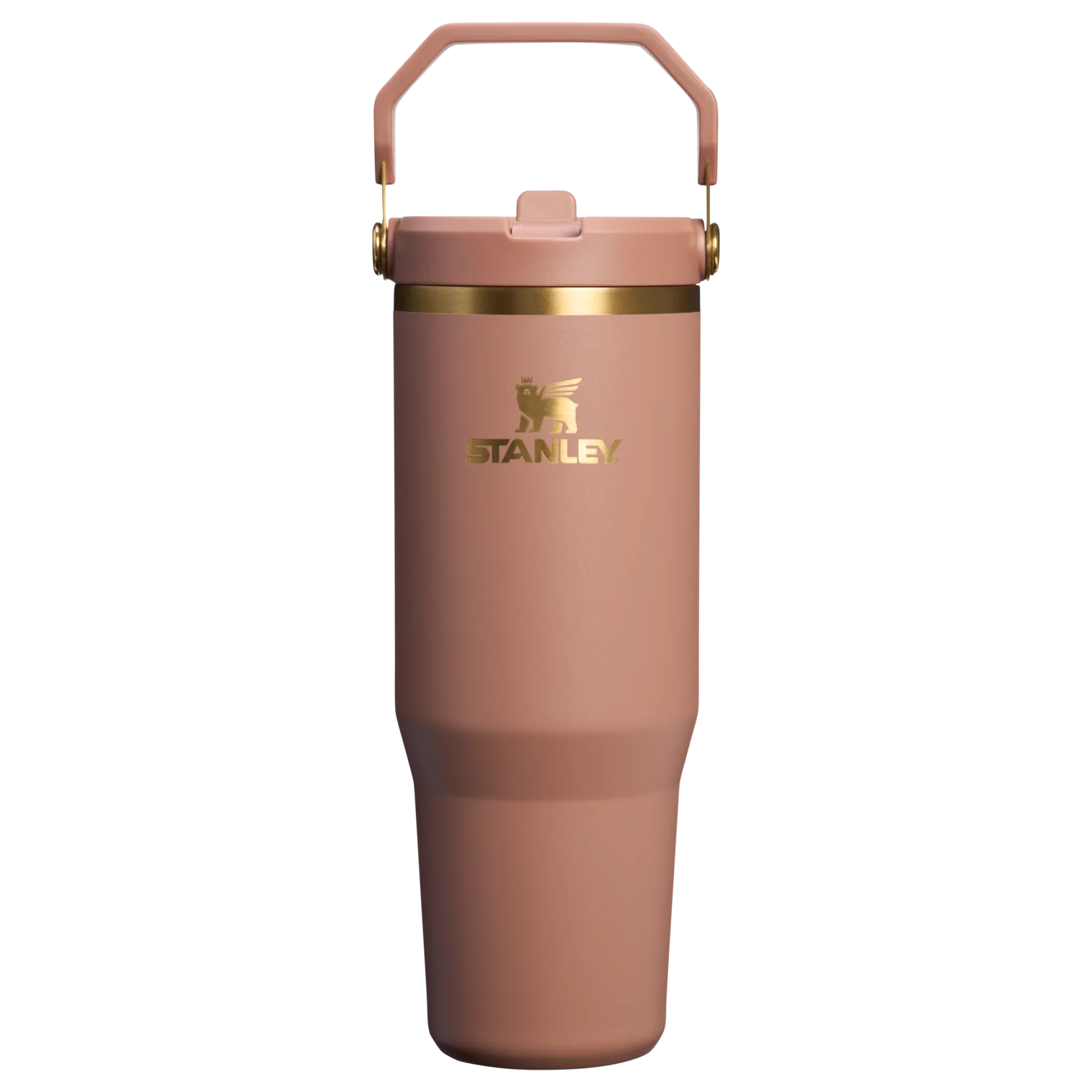 The IceFlow Flip Straw Tumbler Mocha Latte 30 OZ