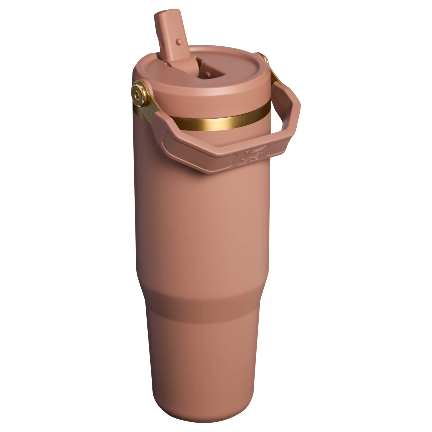 The IceFlow Flip Straw Tumbler Mocha Latte 30 OZ
