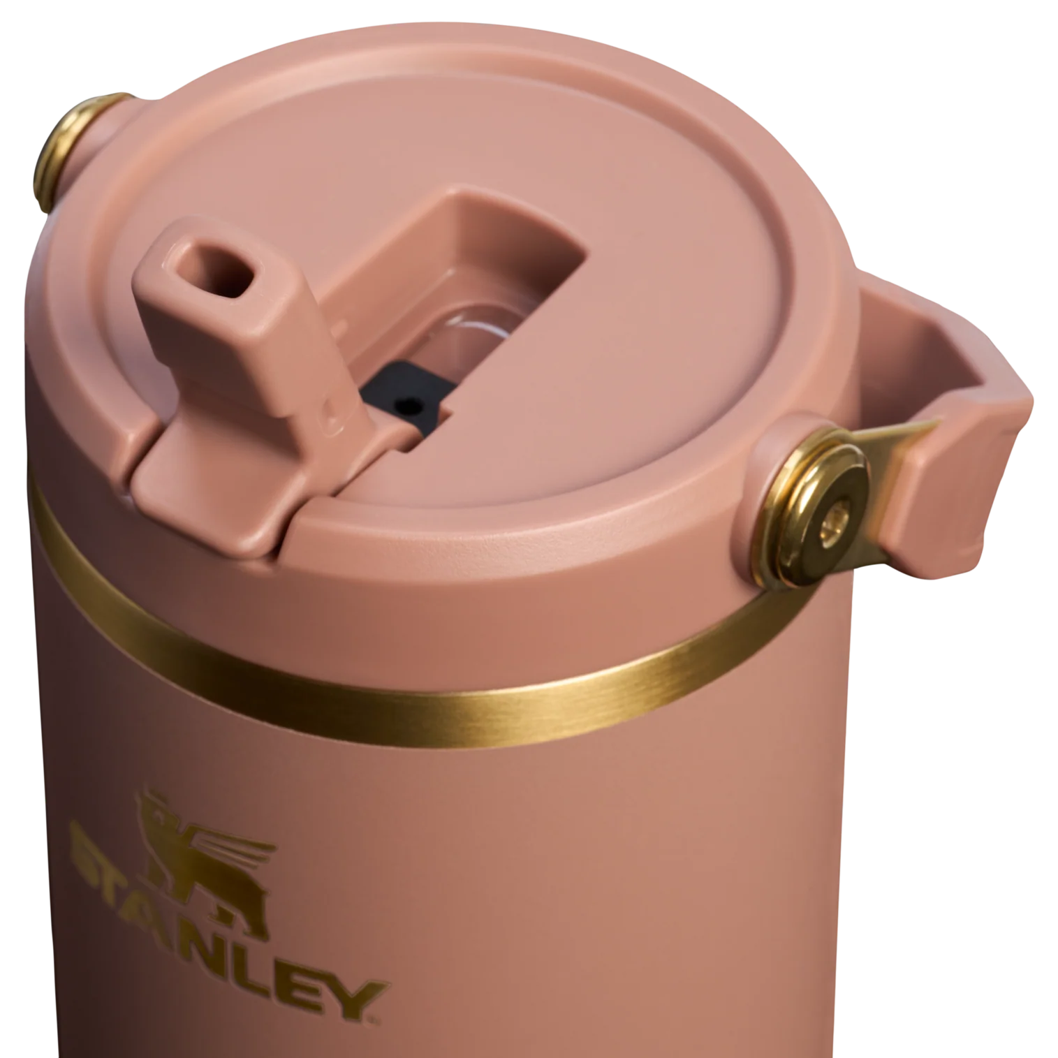 The IceFlow Flip Straw Tumbler Mocha Latte 30 OZ