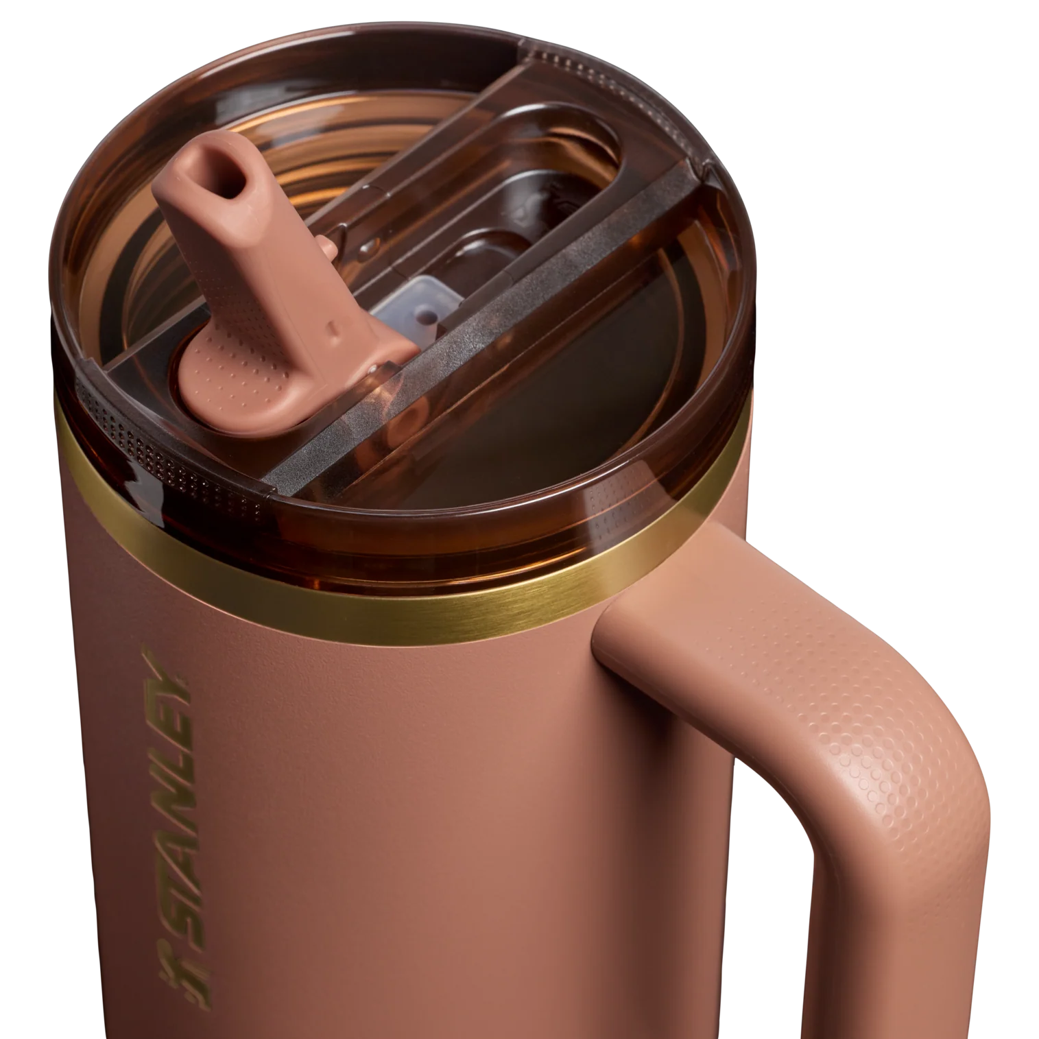 The Quencher ProTour Flip Straw Tumbler Mocha Latte 30 OZ