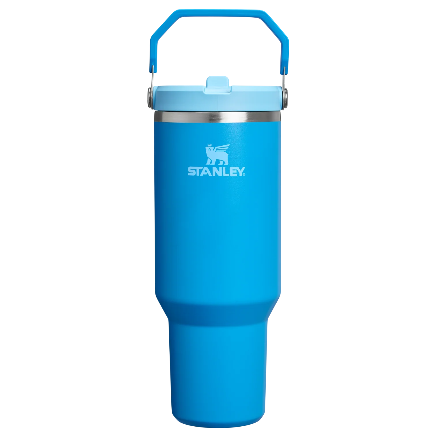 The IceFlow Flip Straw Tumbler Azure 40 OZ