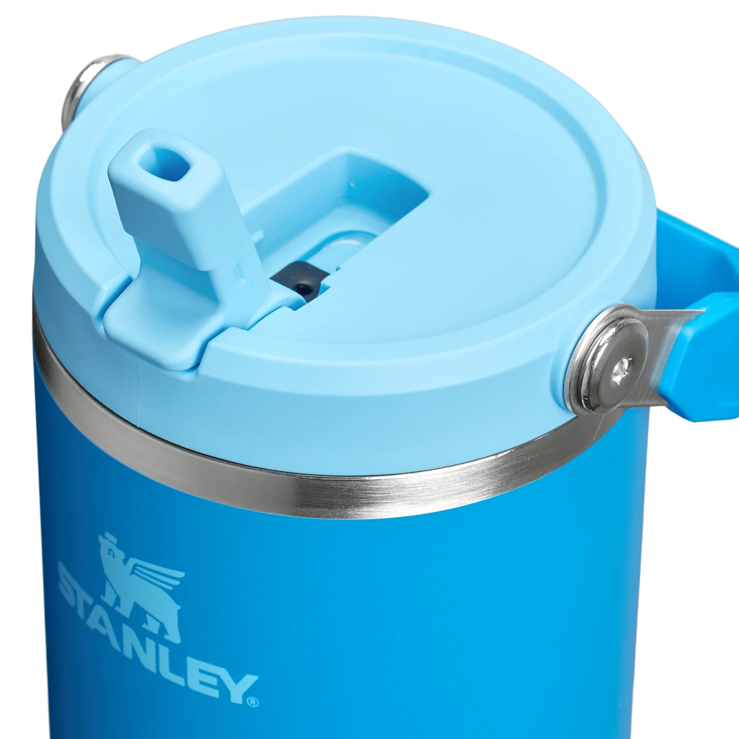 The IceFlow Flip Straw Tumbler Azure 40 OZ