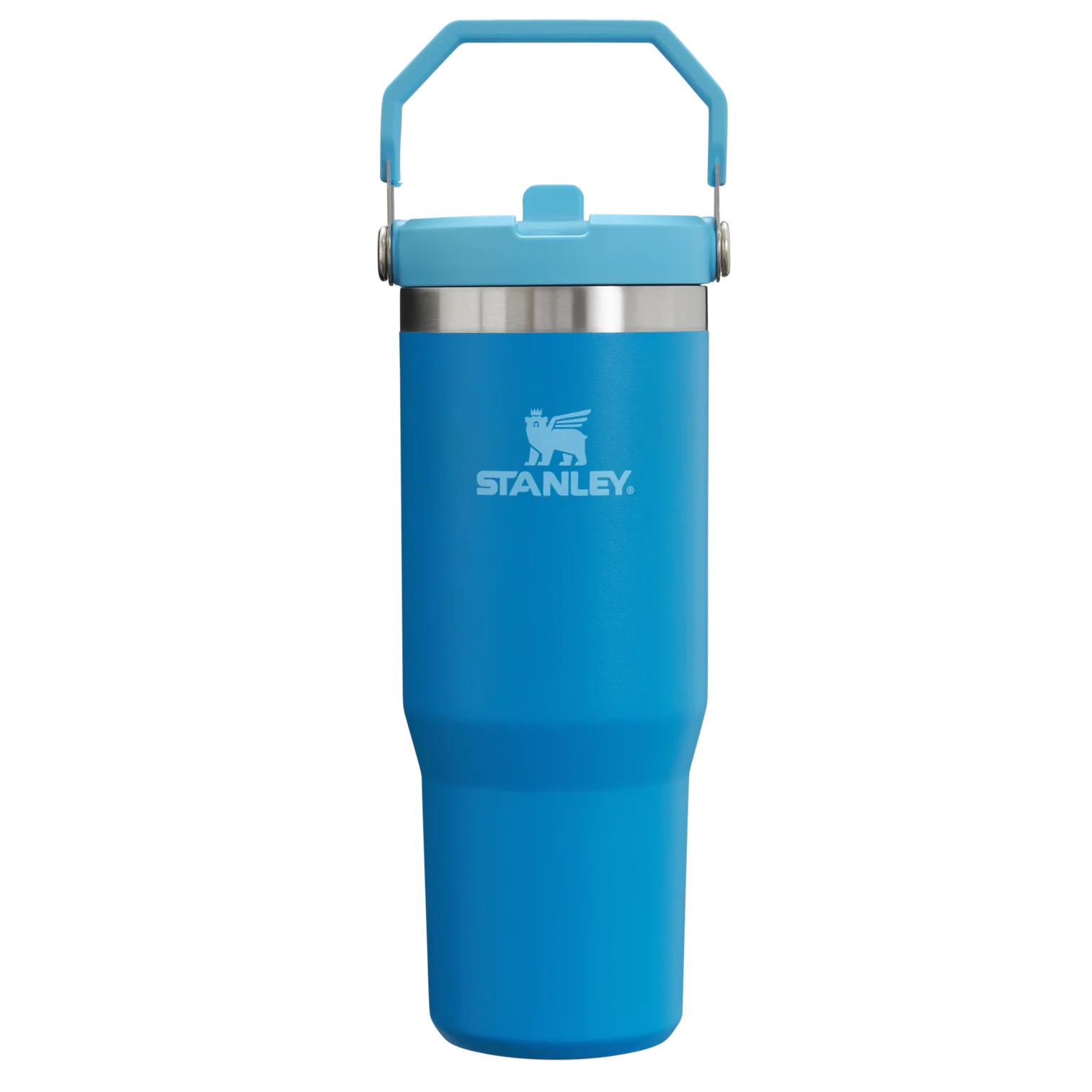 The IceFlow Flip Straw Tumbler Azure 30 OZ