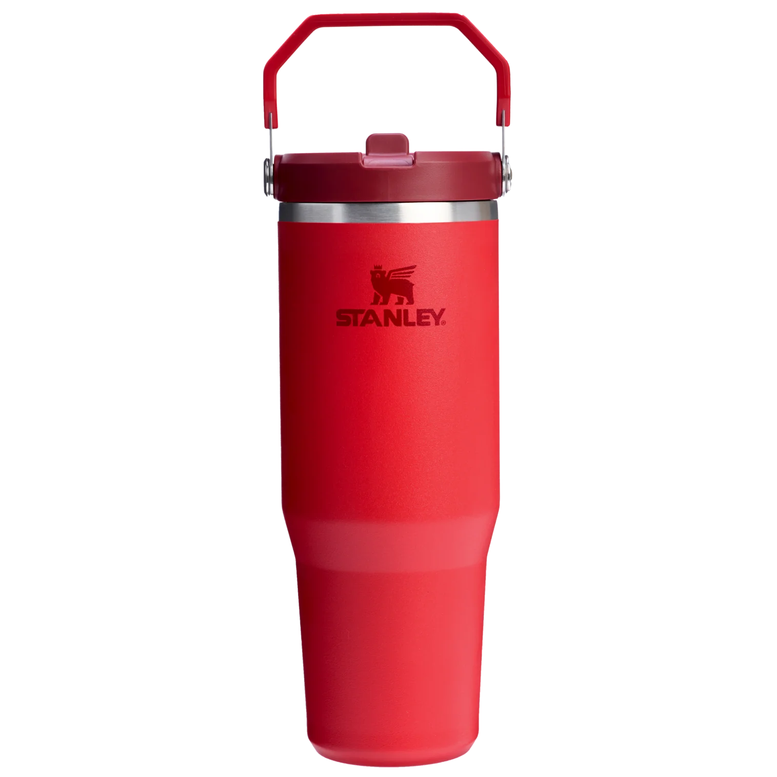 The IceFlow Flip Straw Tumbler Chili Red 30 OZ
