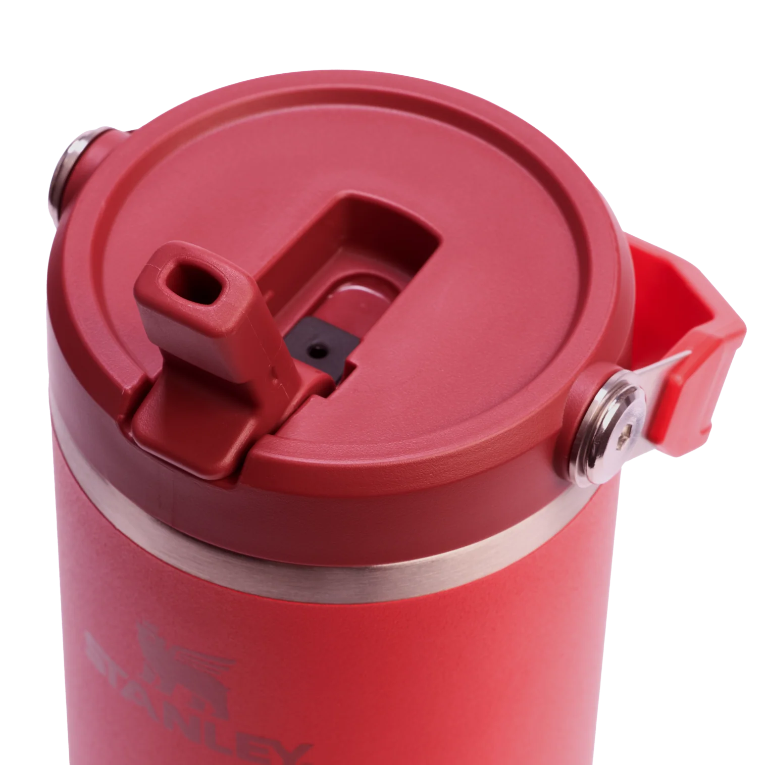 The IceFlow Flip Straw Tumbler Chili Red 30 OZ