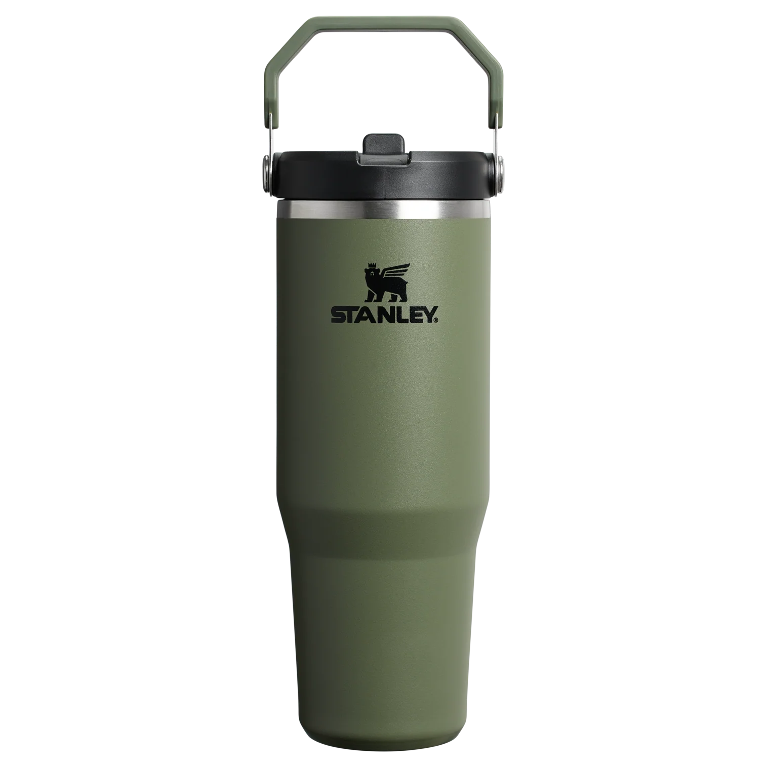 The IceFlow Flip Straw Tumbler Dried Pine 30 OZ