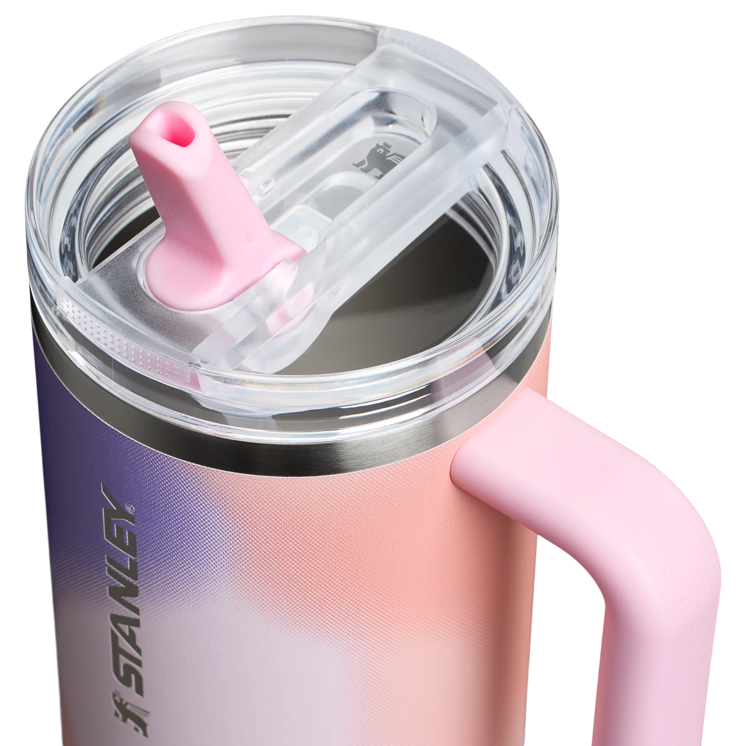 The New Frequency Quencher ProTour Flip Straw Tumbler Rose Petal Motion 40 OZ