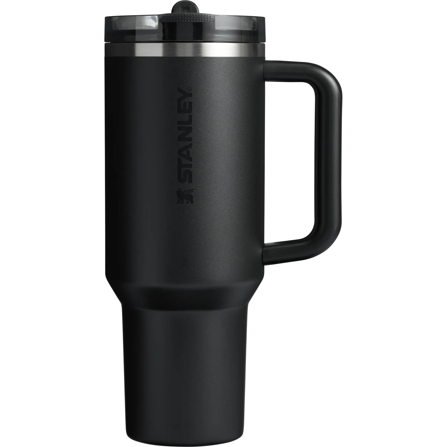 The Quencher ProTour Flip Straw Tumbler Black 2.0 40 OZ
