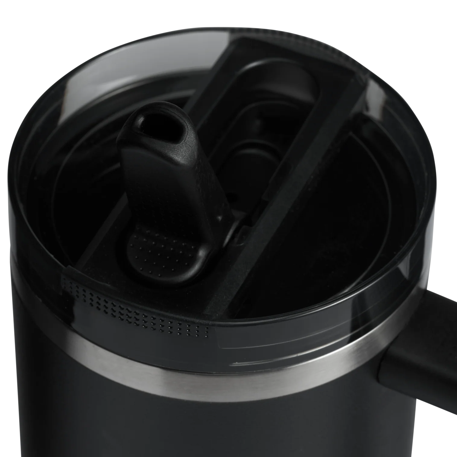 The Quencher ProTour Flip Straw Tumbler Black 2.0 30 OZ