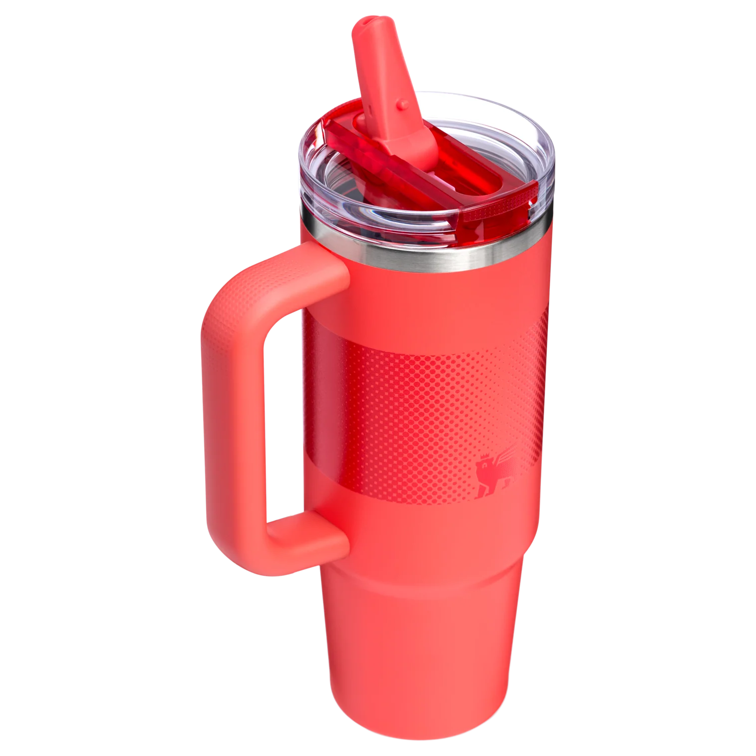 The Quencher ProTour Flip Straw Tumbler Hot Coral Fade 30 OZ