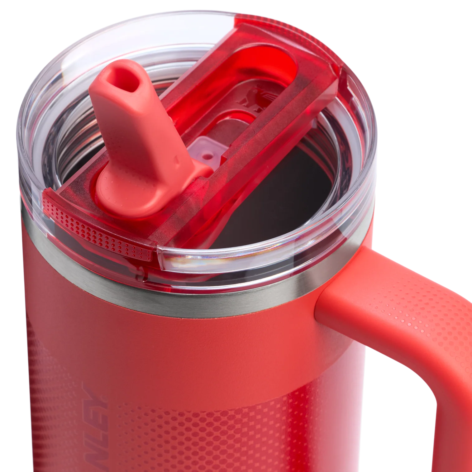 The Quencher ProTour Flip Straw Tumbler Hot Coral Fade 30 OZ