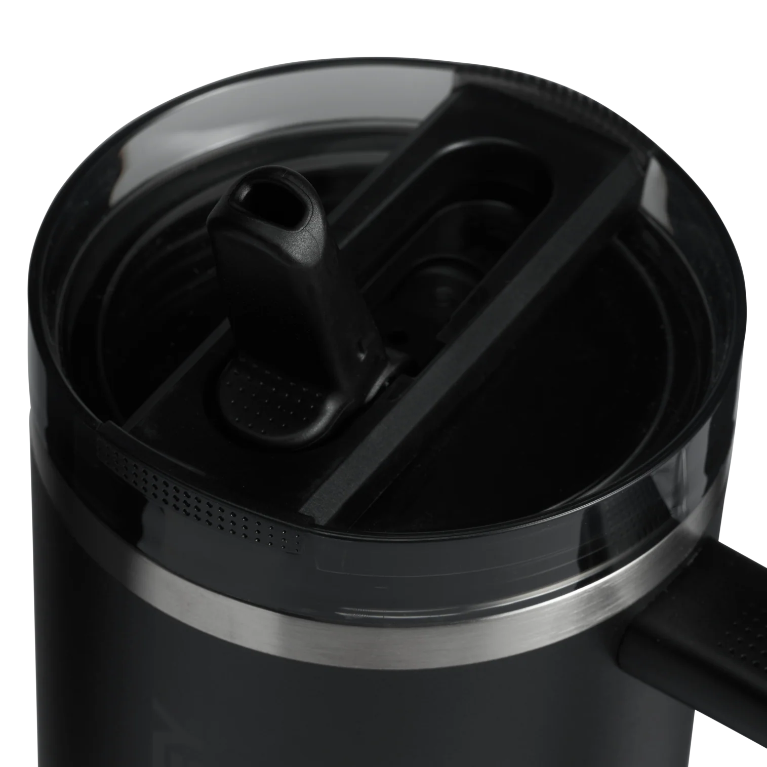 The Quencher ProTour Flip Straw Tumbler Black 2.0 40 OZ